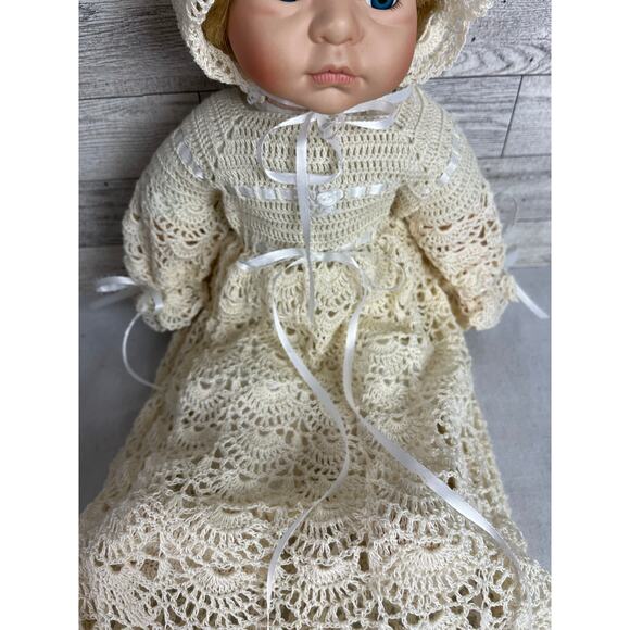 Artmark Chicago Ltd. DESTANY 17” Baby Girl Doll with Knit Pillow and Box #3049 - Picture 12 of 14